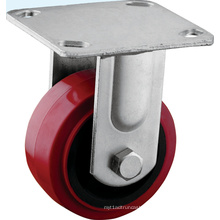 Heavy Duty Top Rigid Plate Polyurethane Casters